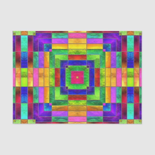 Papel De Seda Vitral 7 (Anverso)