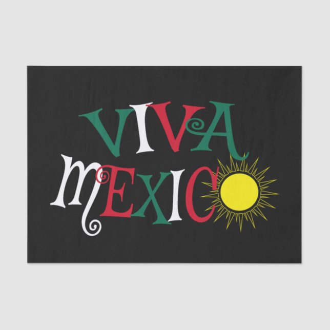 Papel De Seda Viva México (Anverso)