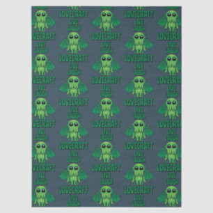 Papel De Seda Vive Ríe Lovecraft Cthulhu Adorable