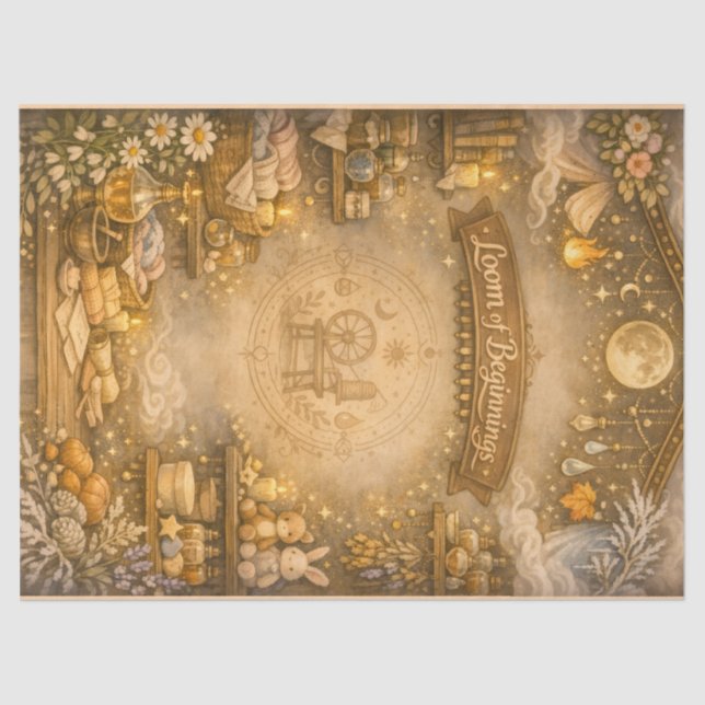 Papel De Seda Vivero de Alquimista (Anverso)