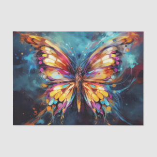 Papel De Seda Vivid Butterfly