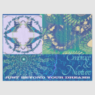 Papel De Seda Vogue de época: Mujer montando sobre pájaro