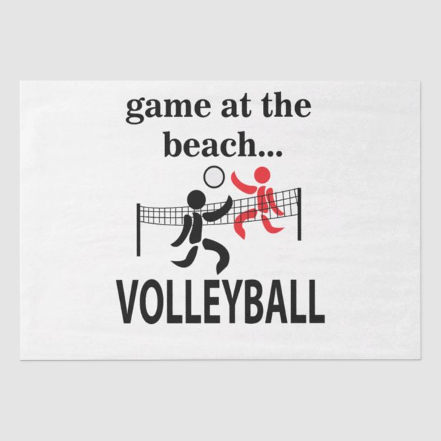 Papel De Seda Voleibol (Anverso)
