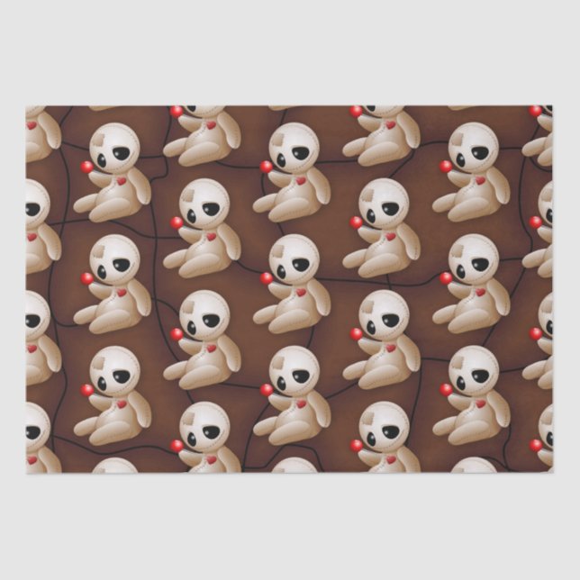 Papel De Seda Voodoo Doll Personalizado enamorado (Anverso)