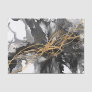 Papel De Seda Vortex dorado I