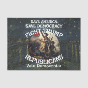 Papel De Seda Vota político patriota Trump Partido Republicano