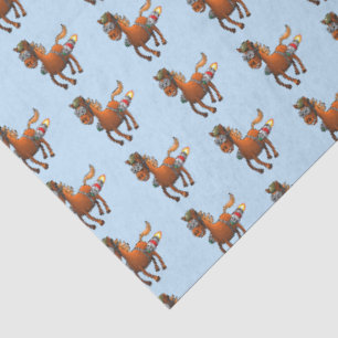 Papel De Seda Vuelo de cumpleaños de Rocket Pony