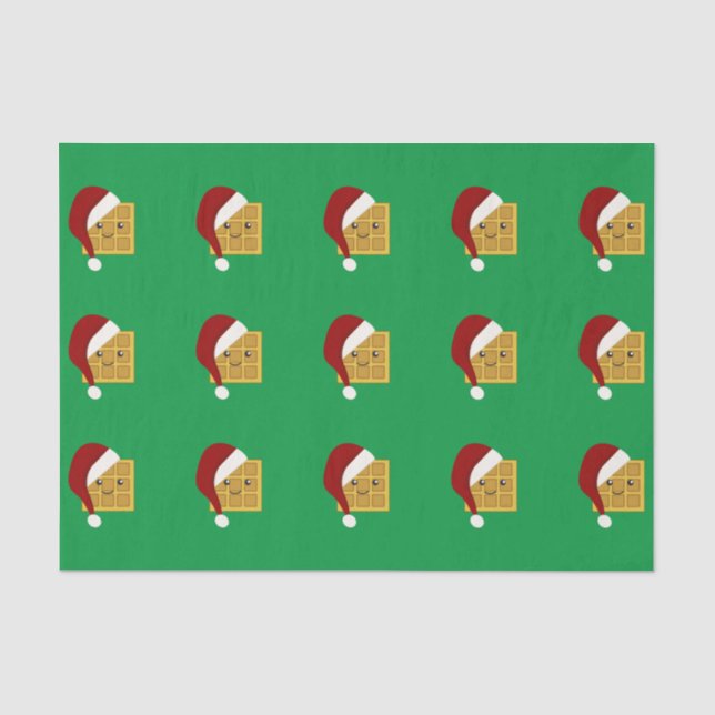 Papel De Seda Waffle de Navidades cutos (Anverso)