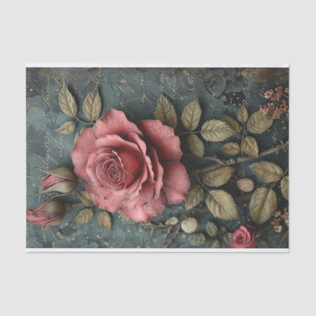 Papel De Seda Wallflower Rosa (Anverso)