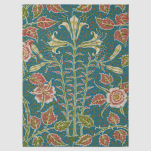 Papel De Seda Walter Crane Vintage Lily y Rosa Floral