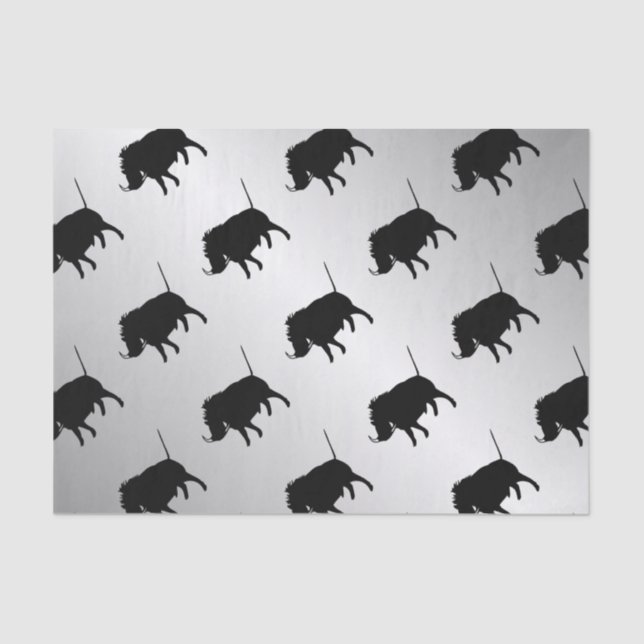 Papel De Seda Wart Hog Silver (Anverso)
