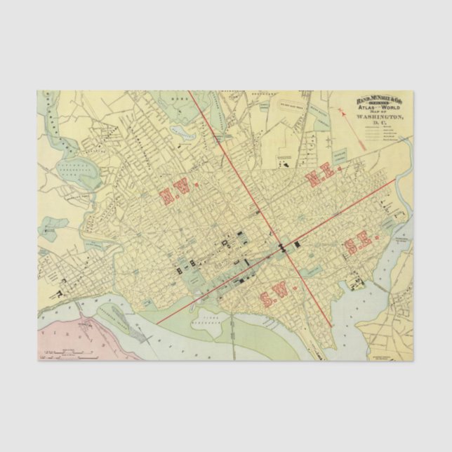 Papel De Seda Washington, DC (Anverso)