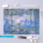 Papel De Seda Water Lilies<br><div class="desc">.Water Lilies es una serie de más de 200 pinturas al óleo del impresionista francés Claude Monet. Este cuadro,  que se terminó en 1919,  está decorado en tonos azules y rosas.</div>