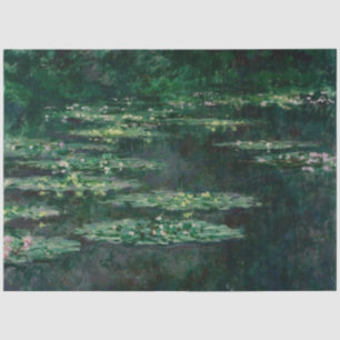 Papel De Seda Water Lilies (por Claude Monet)