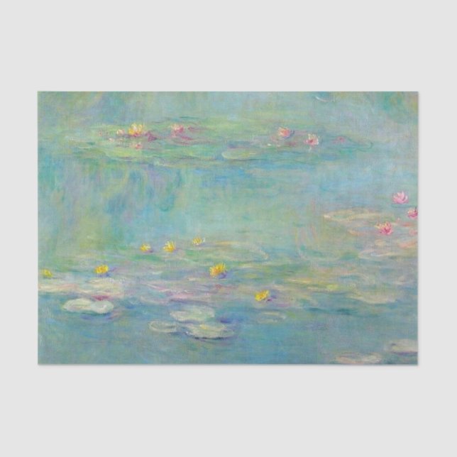 Papel De Seda Water Lilies Series 3 de Claude Monet (Anverso)