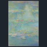 Papel De Seda Water Lilies Series 3 de Claude Monet<br><div class="desc">Claude Monet - Maestría en la Serie de Arte</div>