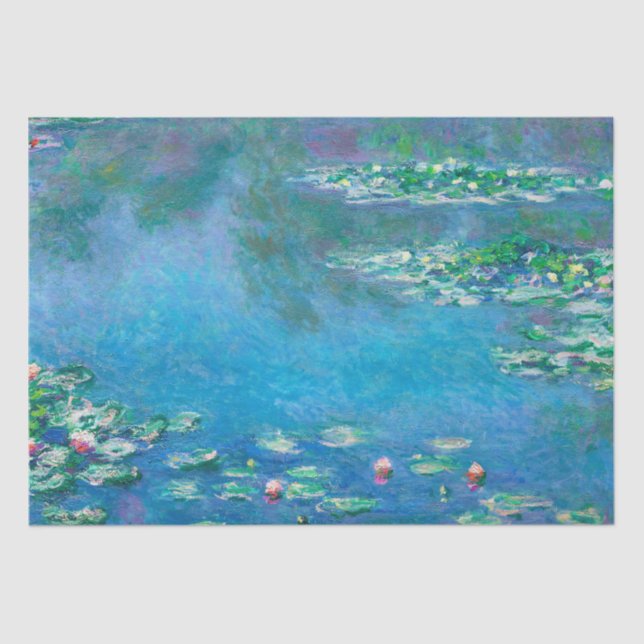 Papel De Seda Water Lilis, Claude Monet Decoupage (Anverso)