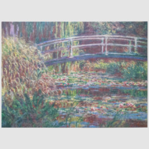 Papel De Seda Water Lily Pond (Rosa Harmonie), Monet
