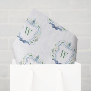 Papel De Seda Watercolor Chinoiserie Ginger Jars Escudo