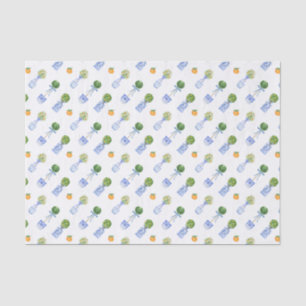Papel De Seda Watercolor Chinoiserie Naranja Tree Topiary