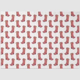 Papel De Seda Watercolor de Navidades Vaqueras