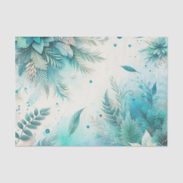 Papel de seda Watercolor Ephemera (Anverso)
