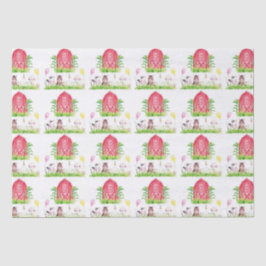 Papel De Seda Watercolor Farm Birthday Cute Animals