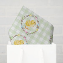 Watercolor Pastel Easter Wreath And Baby Chick