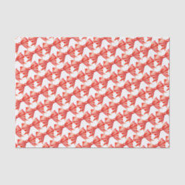 Papel De Seda Watercolor red bow art repeat patterned