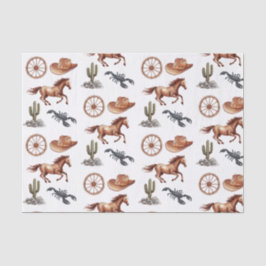 Papel De Seda Watercolor Western Kid Art