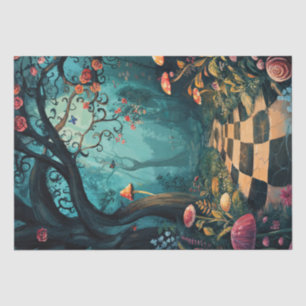 Papel De Seda Watercolor Whimsical Wonderland Path