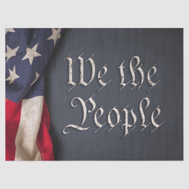 Papel De Seda We the People (Anverso)