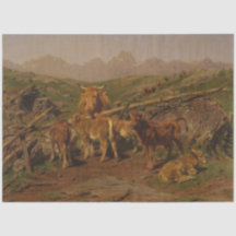 Weaning the Calves (por Rosa Bonheur)