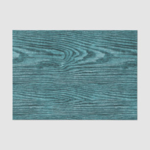 Papel De Seda Weathered Wood Texture Aqua