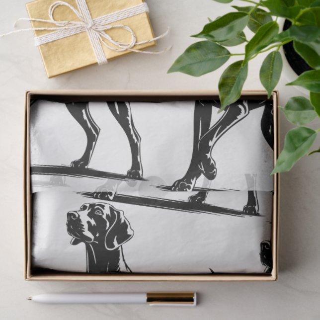 Papel De Seda weimaraner  (Regalo )