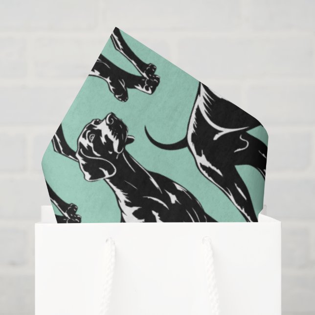 Papel De Seda Weimaraner  (Bolsa de regalo)