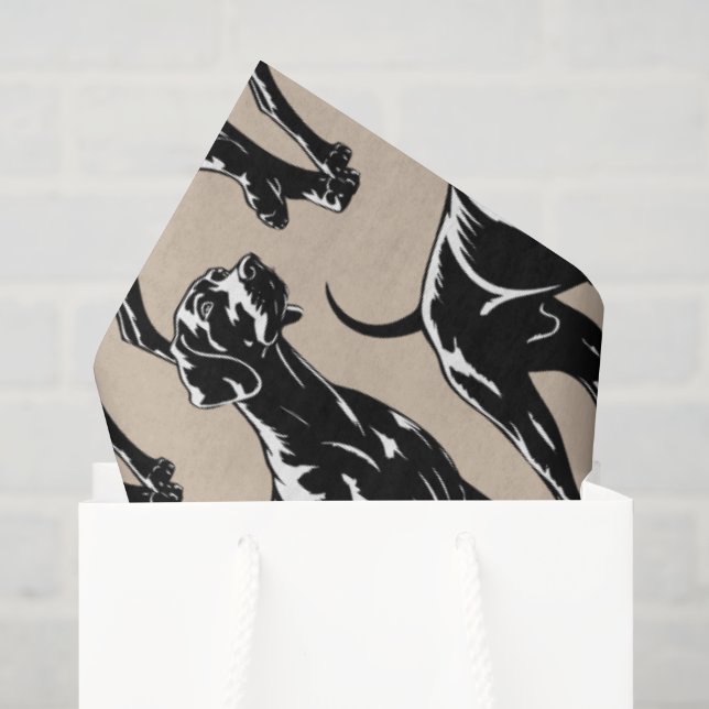 Papel De Seda Weimaraner  (Bolsa de regalo)