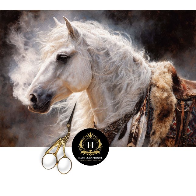 Papel De Seda Western Baroque Ivory War Horse Tissue Paper (Subido por el creador)