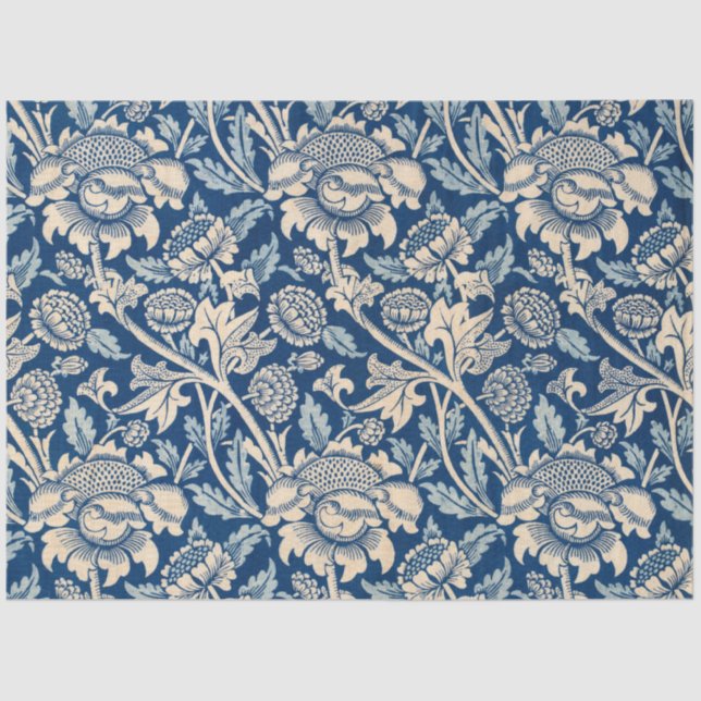 Papel De Seda Wey, 1883 por William Morris (Anverso)