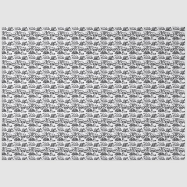 Papel De Seda WHEATEN Terrier Black Toile (Anverso)