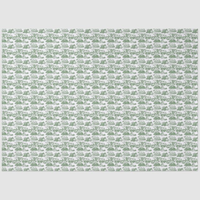 Papel De Seda WHEATEN Terrier Green Toile (Anverso)