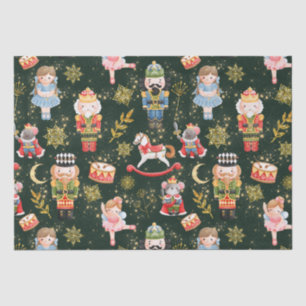 Papel De Seda Whimsical Cute Nutcracker Ballet Muñecas Fx Purpur