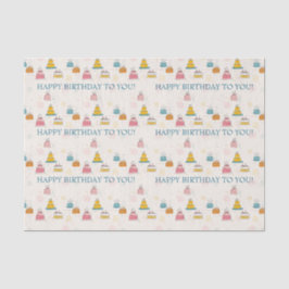 Papel De Seda Whimsical Floating Cakes w/Confetti  & Fireworks