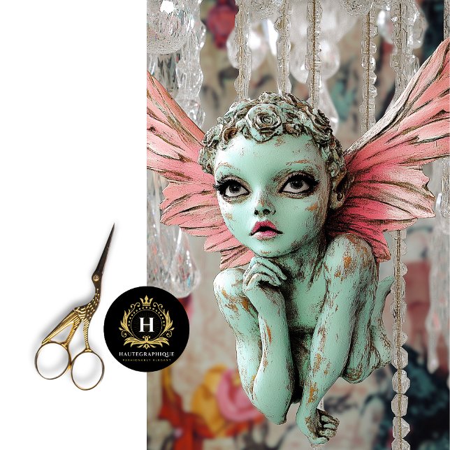 Papel De Seda Whimsical Gothic Fairy Art Decoupage (Subido por el creador)