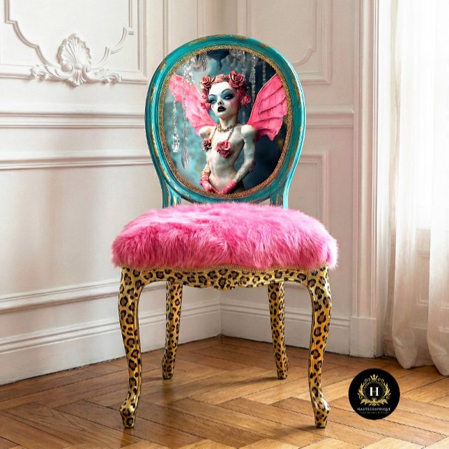 Papel De Seda Whimsical Gótico Gargoyle Alas rosadas de los hado (Subido por el creador)