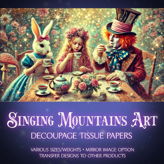 Papel De Seda Whimsical Mad Tea Fiesta en el desenlace de Wonder (Subido por el creador)
