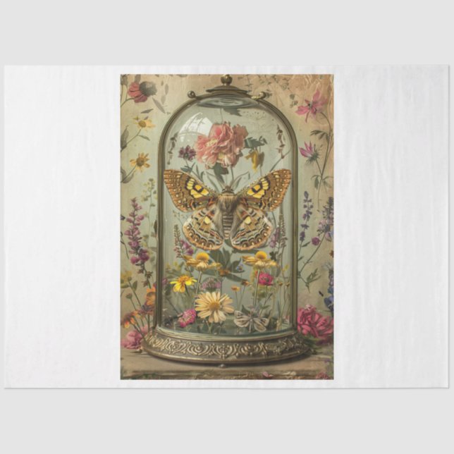 Papel De Seda Whimsical Moth (Anverso)