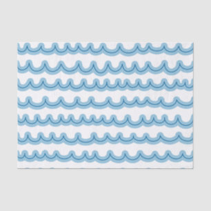 Papel De Seda Whimsical Ocean Waves