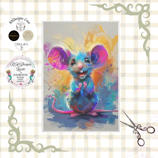 Papel De Seda Whiskers Whimsical Resumen de la Desconexión del R (Subido por el creador)
