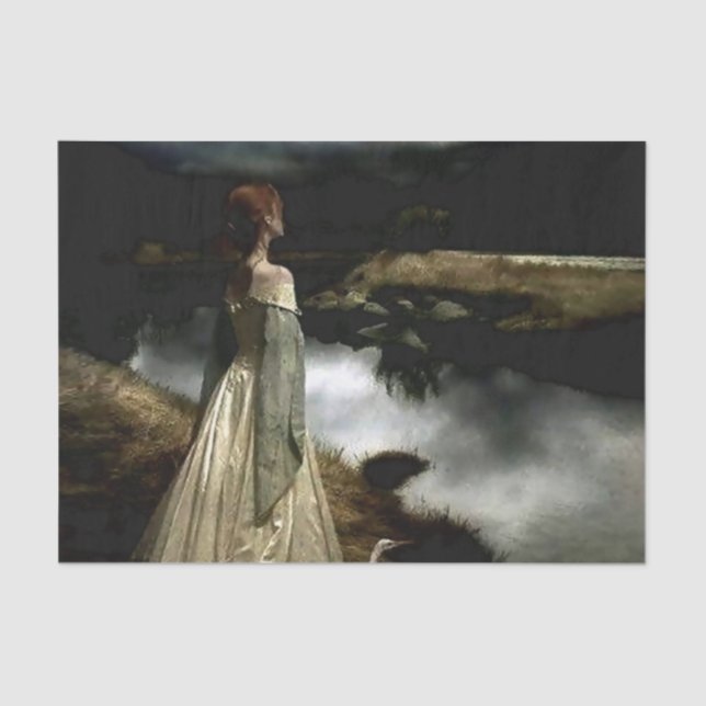 Papel De Seda “Whispers on the Wind” by Edward Robert Hughes (Anverso)